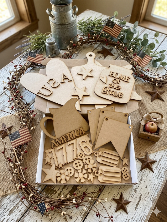 (Item#065) Patriotic Fun Box
