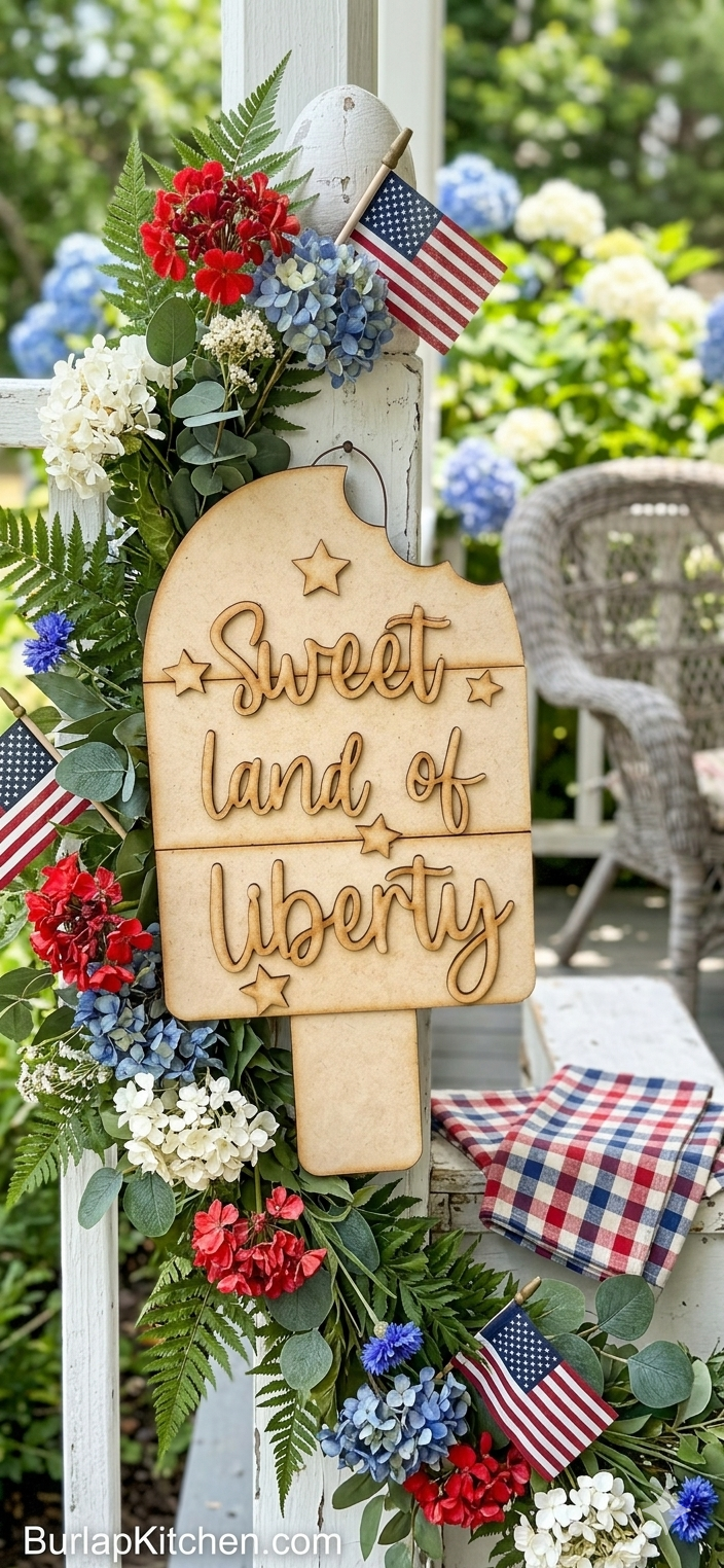 Patriotic Popsicle Hanger - DIY Craft Kit