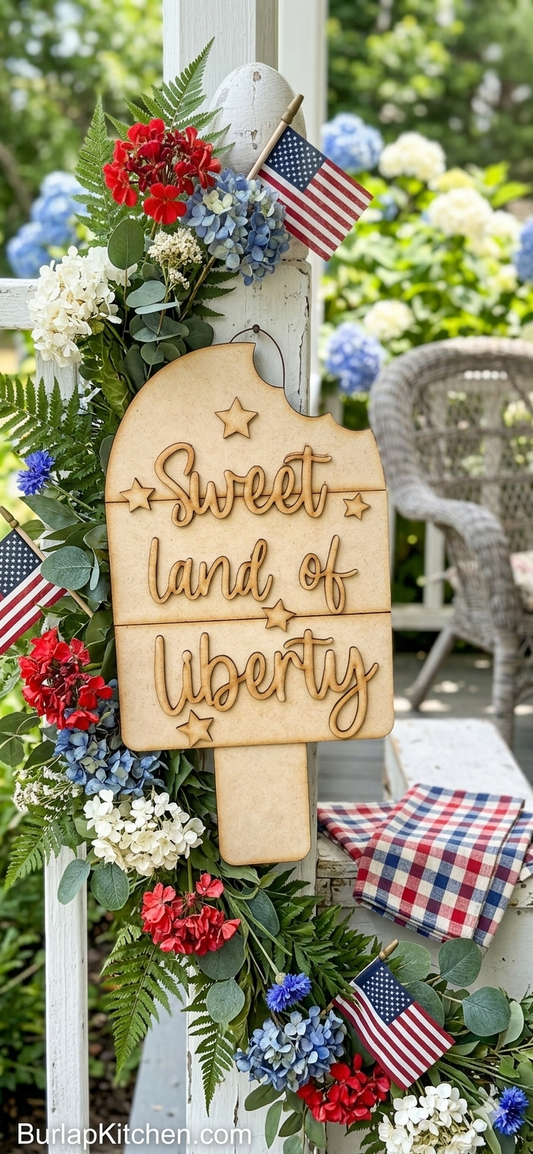 Patriotic Popsicle Hanger - DIY Craft Kit