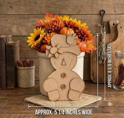 Scarecrow Leaner - DIY Craft Kit (*Now cut on 1/8” MDF/Hardboard)