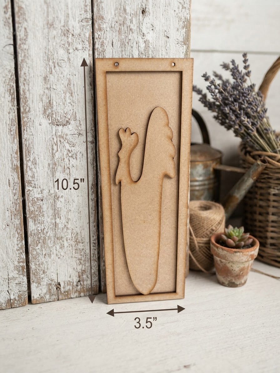 (Item#120) Frame Leaner/Hanger w/Chicken Only - DIY Craft Kit