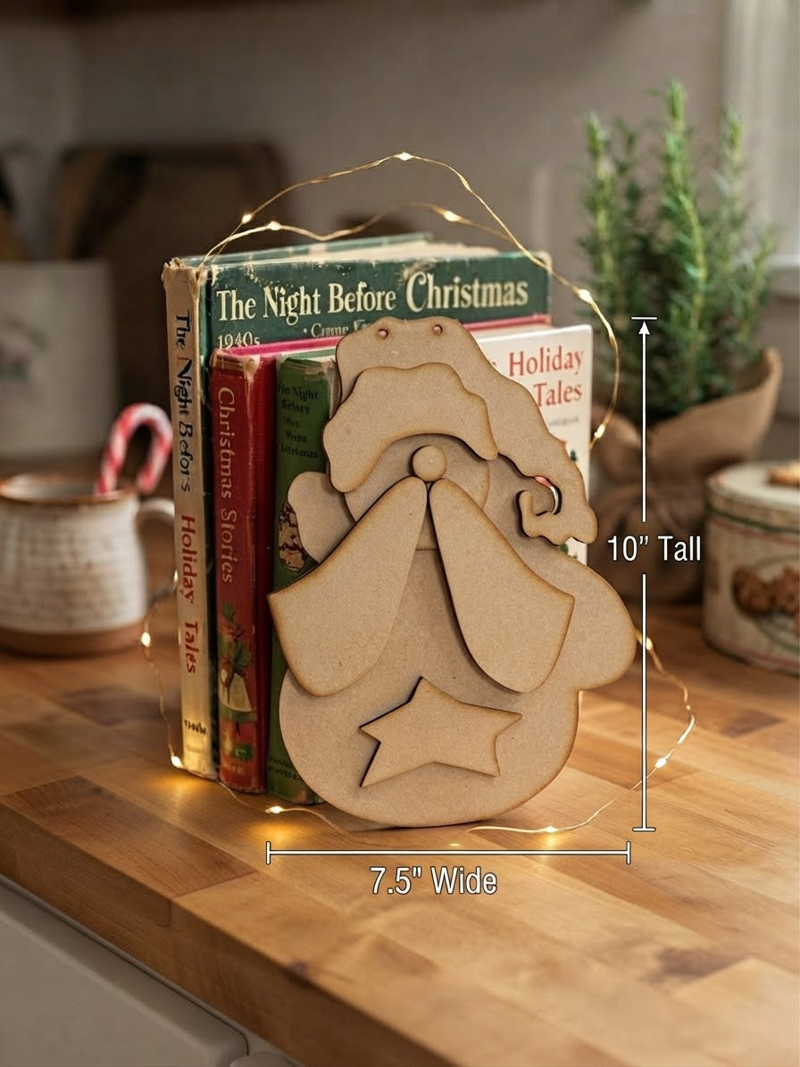 (Item#131) Puffy Santa Leaner/Hanger - DIY Craft Kit