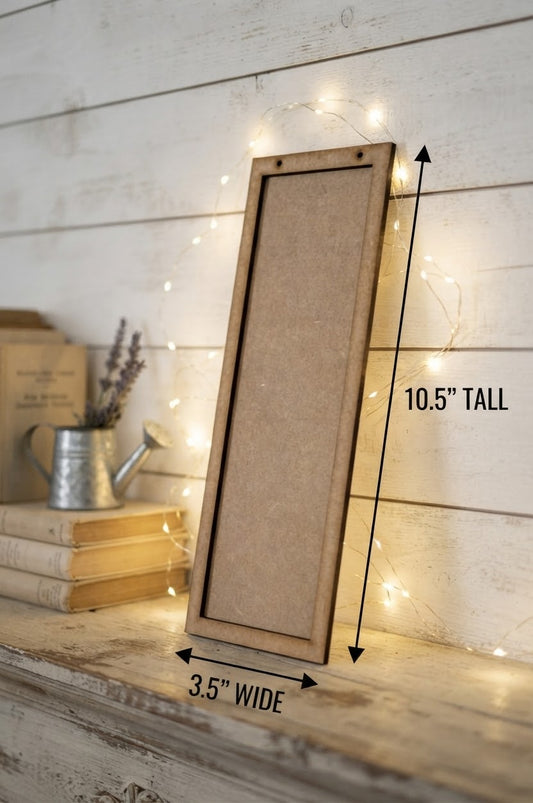 (Item#137) Blank DIY Frame Hanger/Leaner