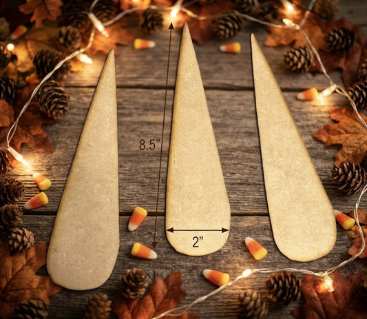(Item#138) Primitive DIY Candy Corn Cutouts, Set of 3