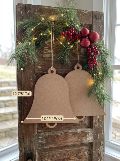 Oversized DIY Bell Cutouts, Set of 2