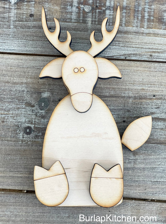 White Tailed Deer Craft Kit - FREE SHIPPING