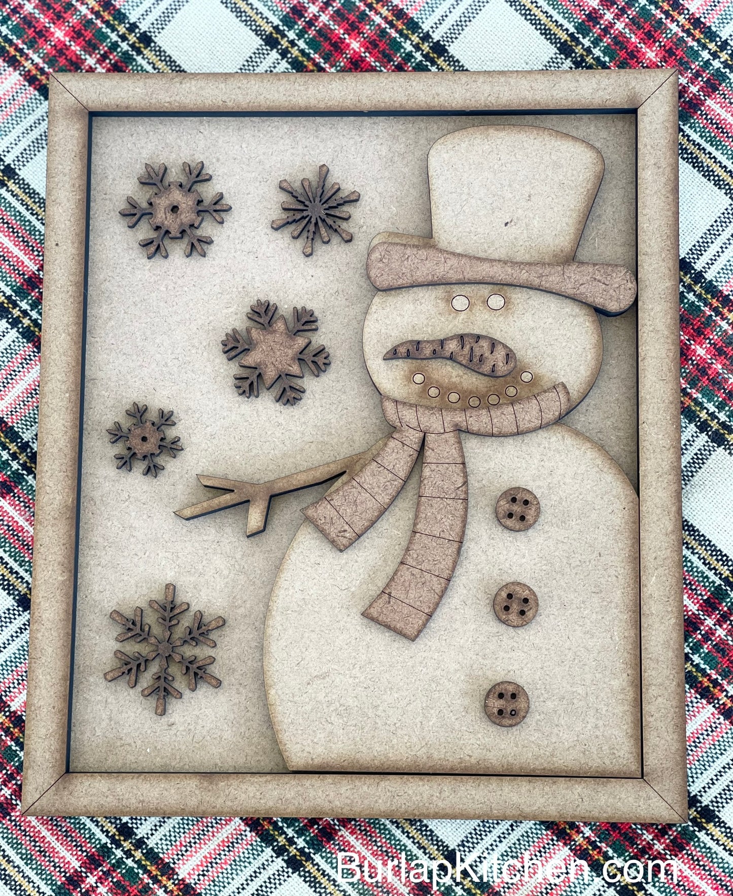 (CK) Snowman Frame - Craft Kit