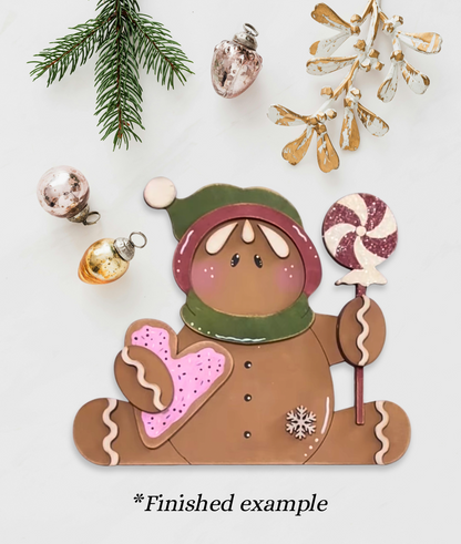 Merry Monday Sweet Gingerbread Man (DIY Craft Kit)