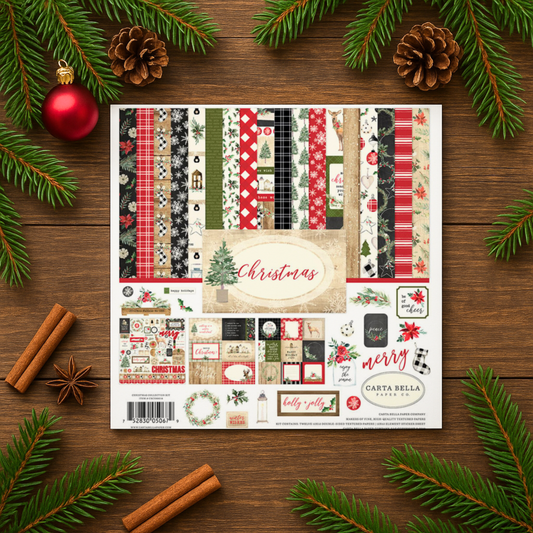 Christmas Collection Kit  12” x 12” Paper & Sticker Sheets – Carta Bella