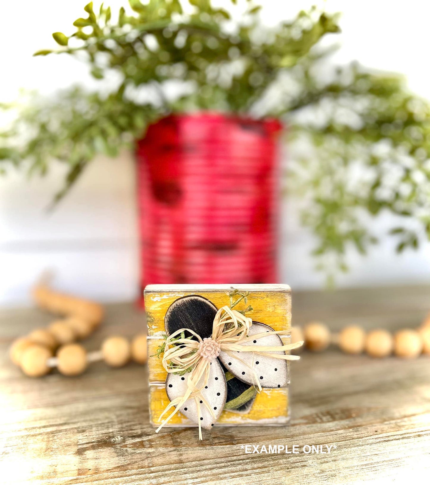 Set of 6 Bee Blanks w/ Wings (2 different sizes) (DIY Craft Kit)