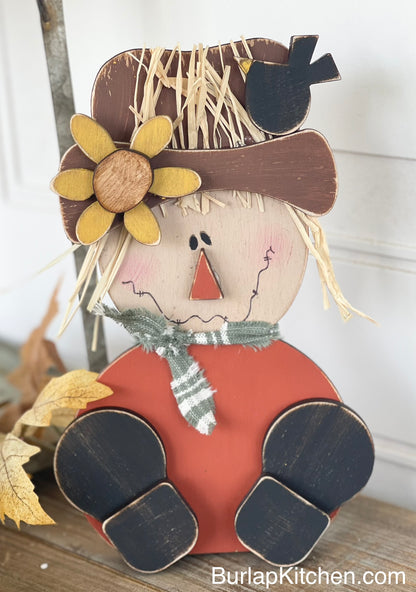 Scarecrow Leaner - DIY Craft Kit (*Now cut on 1/8” MDF/Hardboard)