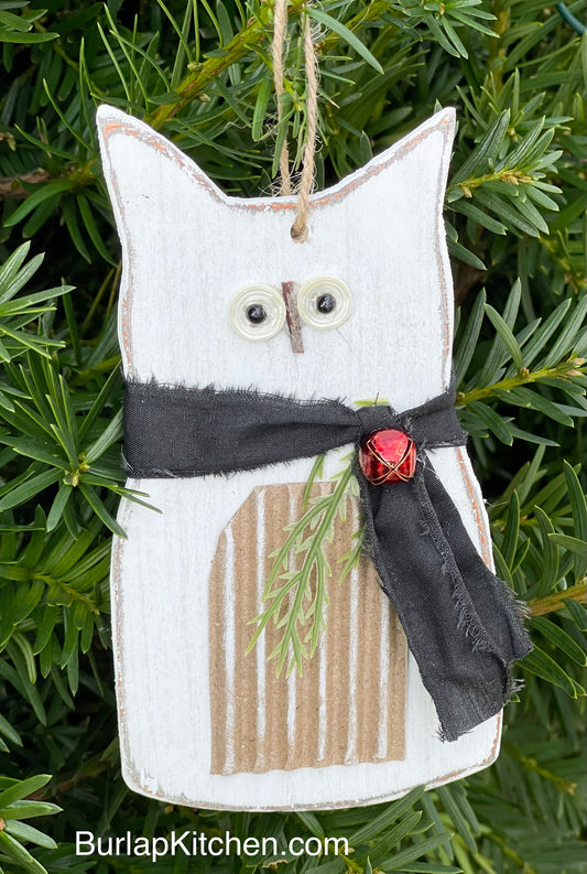 Owl Ornament - FREE SHIPPING